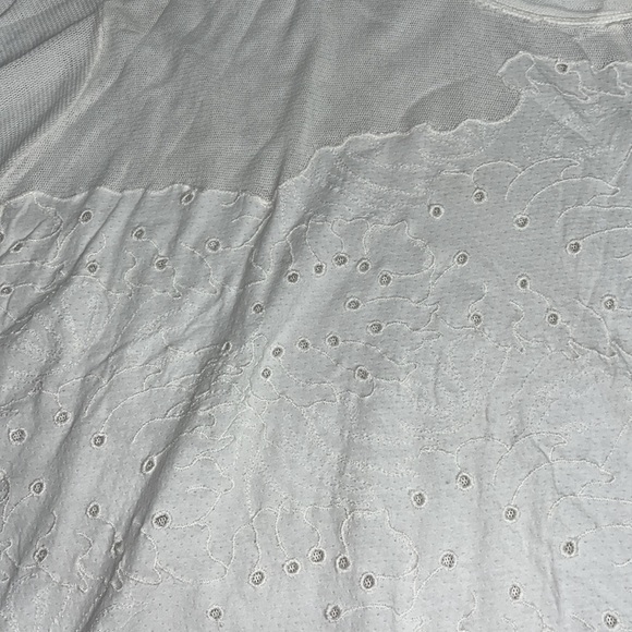 Free People Palm Tree Dreams Top Ivory Size M - Picture 3 of 7